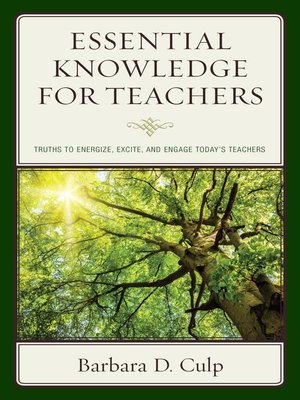 cover image of Essential Knowledge for Teachers